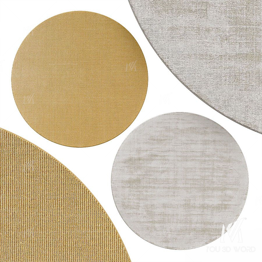 Circle rugs  No. 010